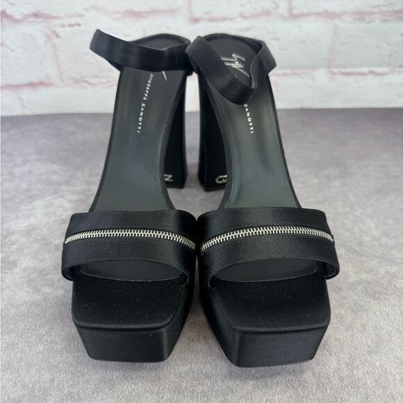 Giuseppe Zanotti Tytania Black Platform Heels 42 - Picture 5 of 11
